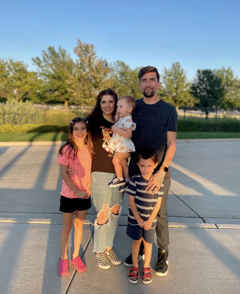 Romahn and his family