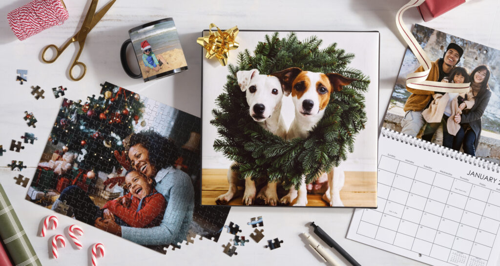 Personalized photo gift collage