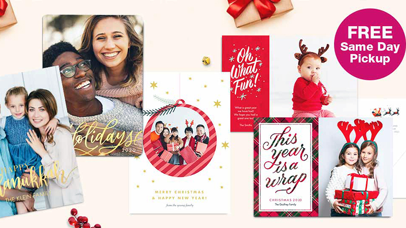 Holiday photo cards