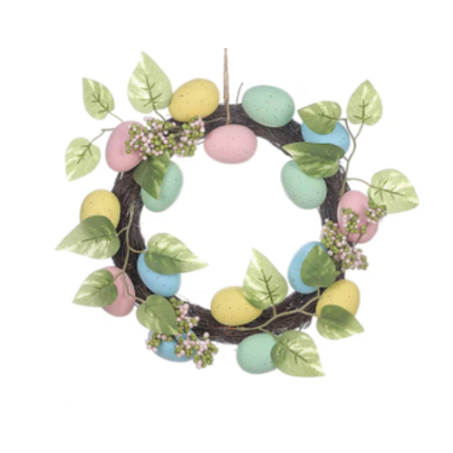 Easter egg wreath
