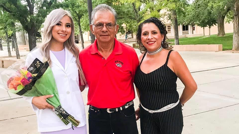 Danielle and her family