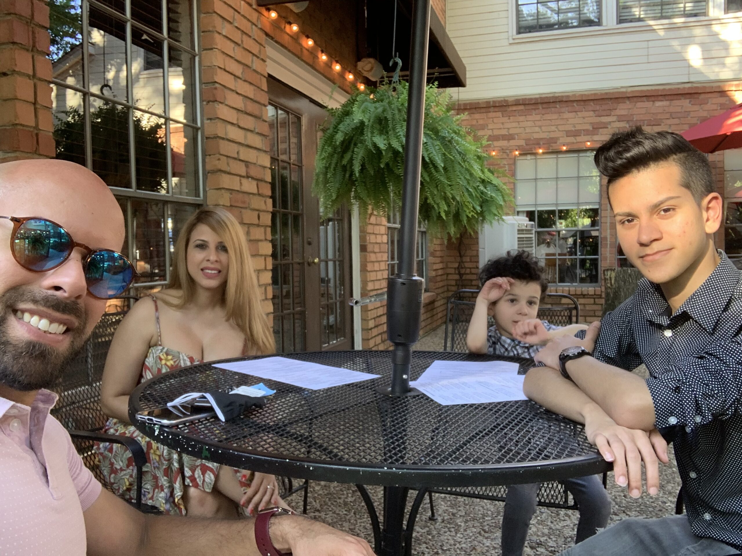 Hector with his family