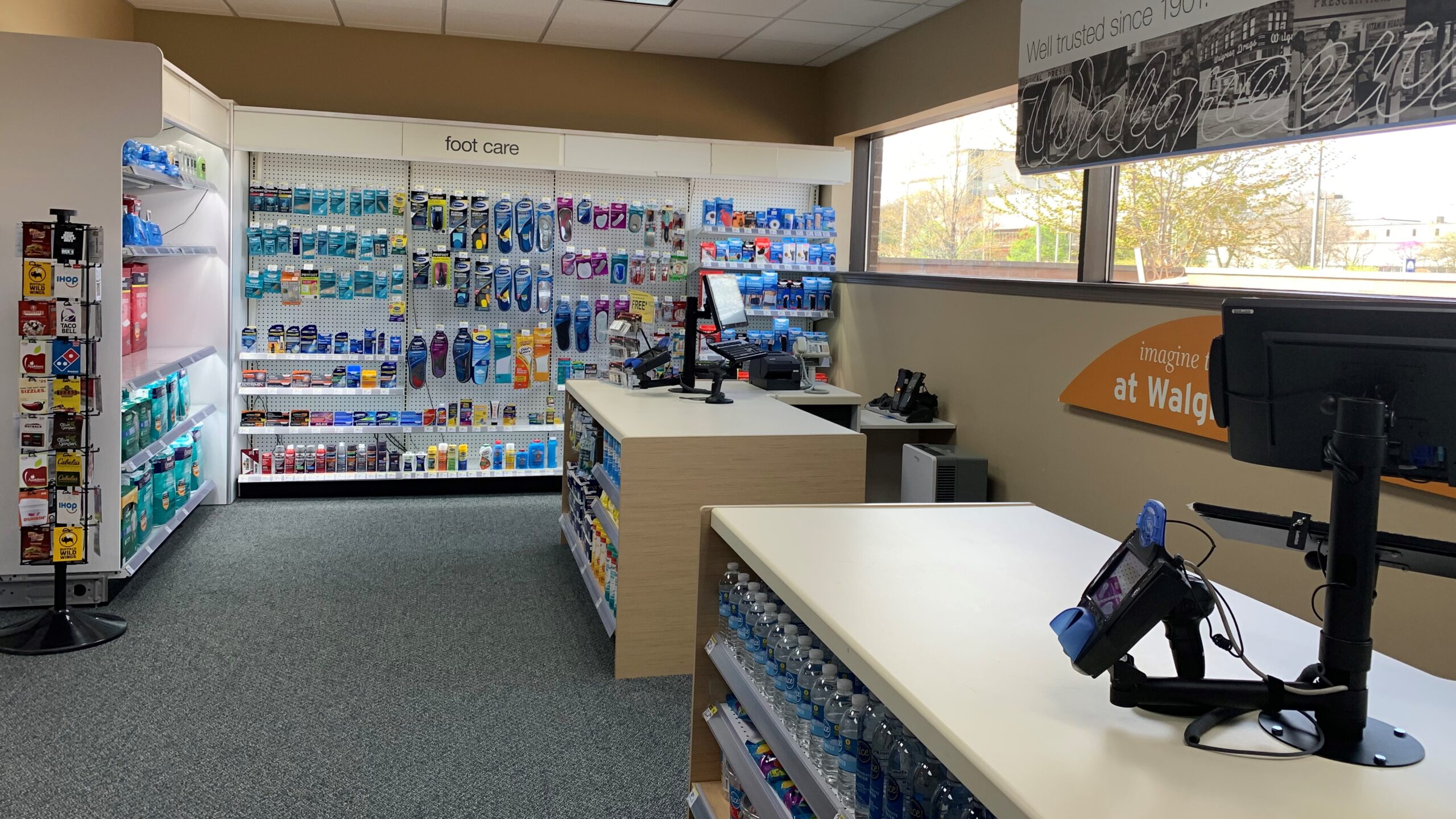interior of mock Walgreens store