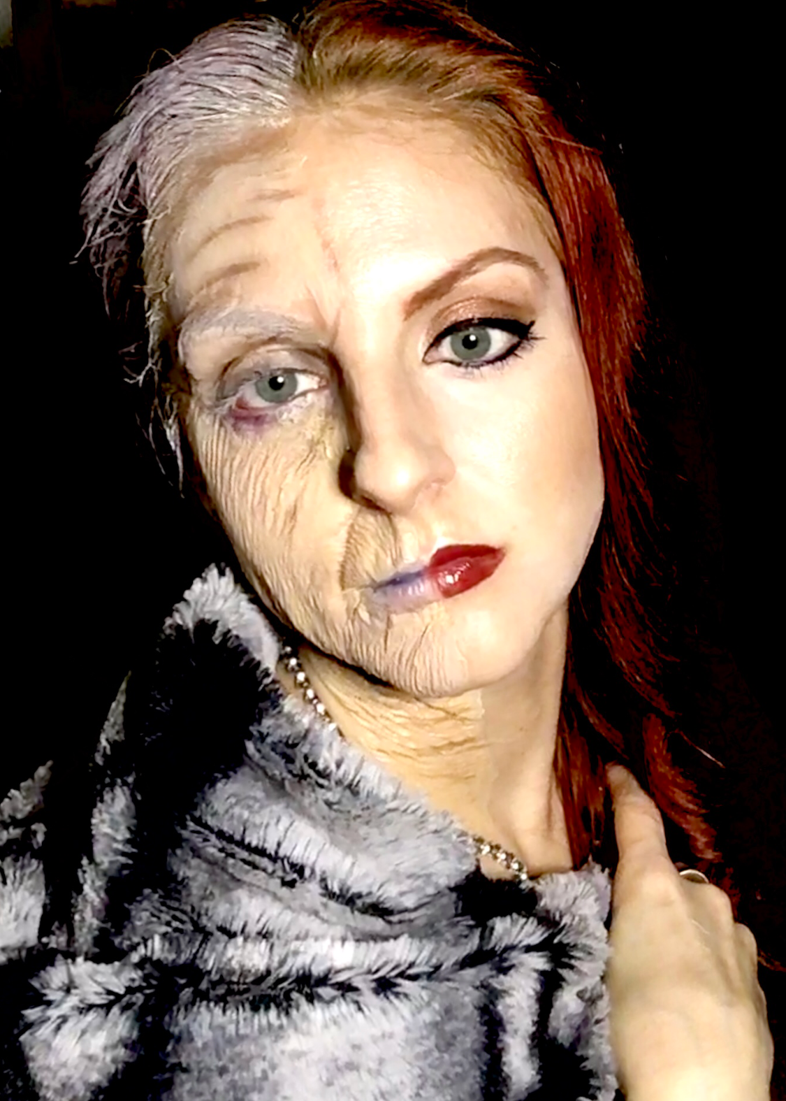 old woman beauty look