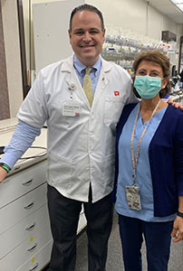 John Colaizzi and Teresa George