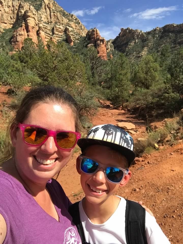 Lauren Peerless and son