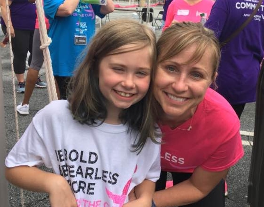 Cati Leah and the Atlanta More Than Pink Walk