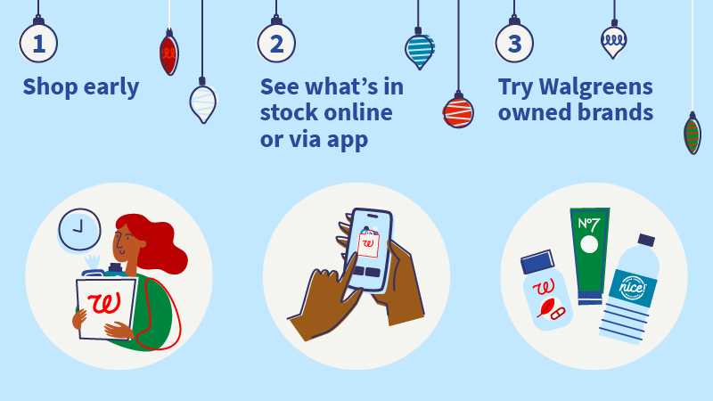 Walgreens holiday shopping tips