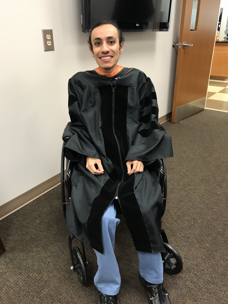 Peter Mansour graduation day